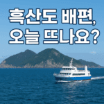 흑산도 배편