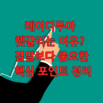 레이디두아 헷갈리는 이유