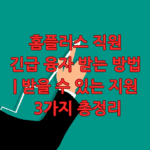 홈플러스 직원 긴급 융자