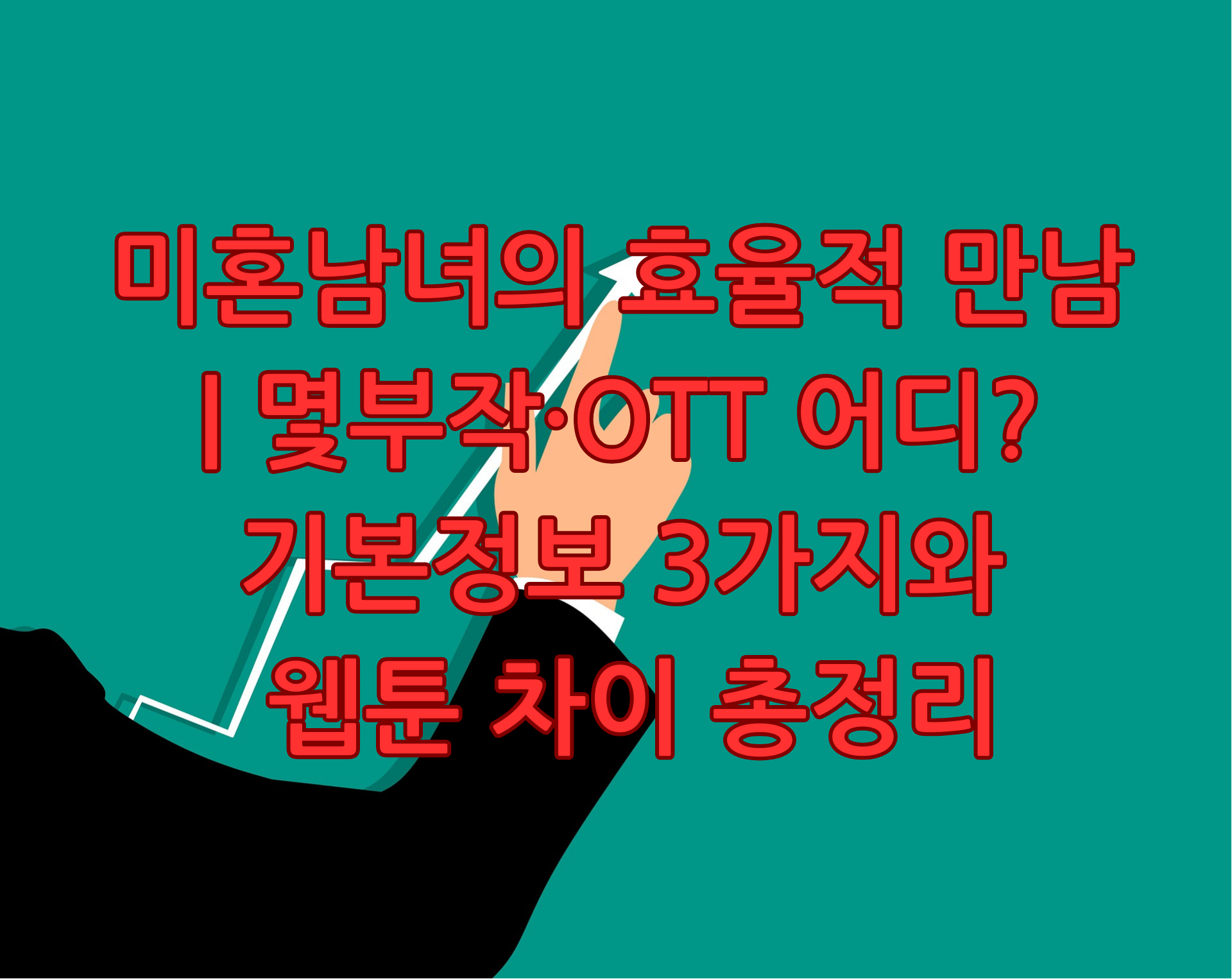 미혼남녀의 효율적 만남