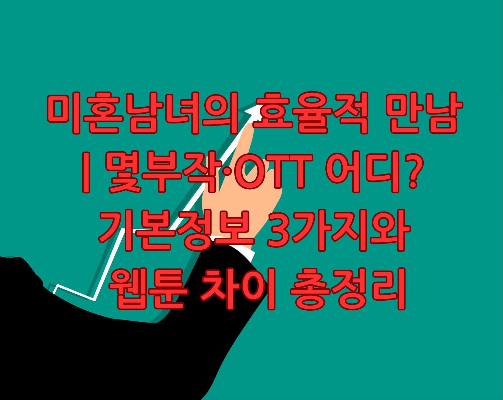 미혼남녀의 효율적 만남
