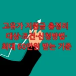 고유가 지원금