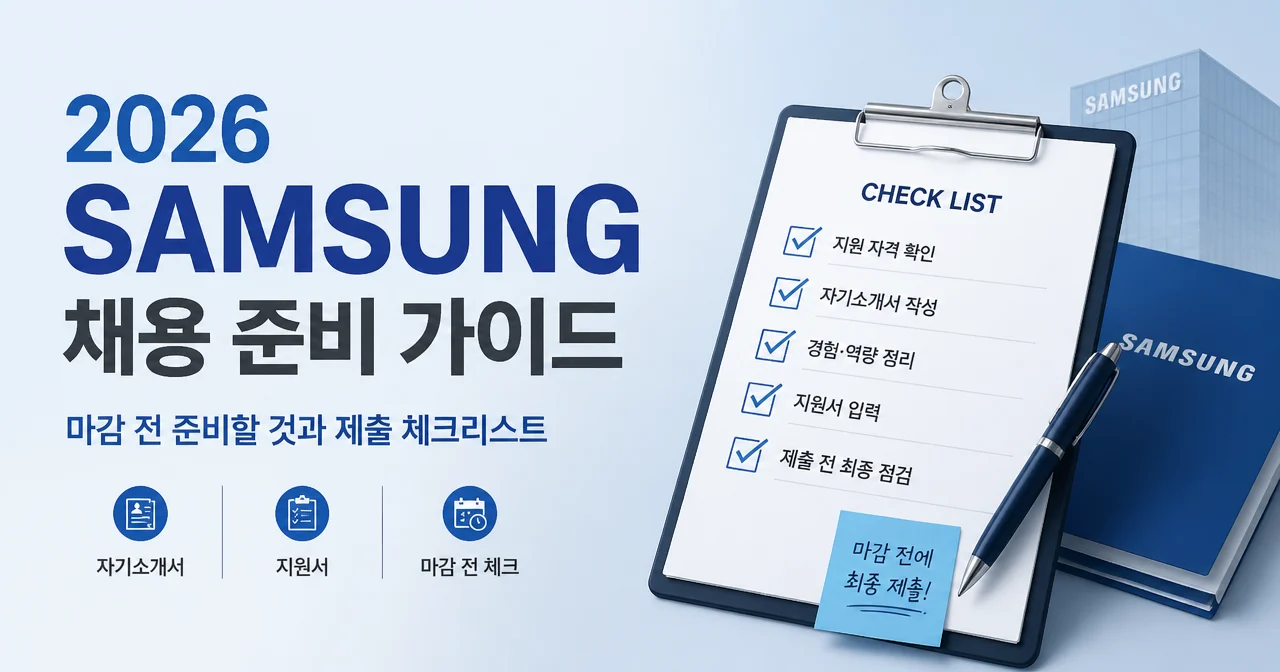삼성 채용 자기소개서