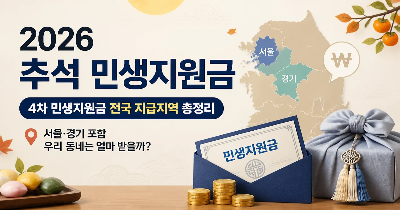 2026 추석 민생지원금