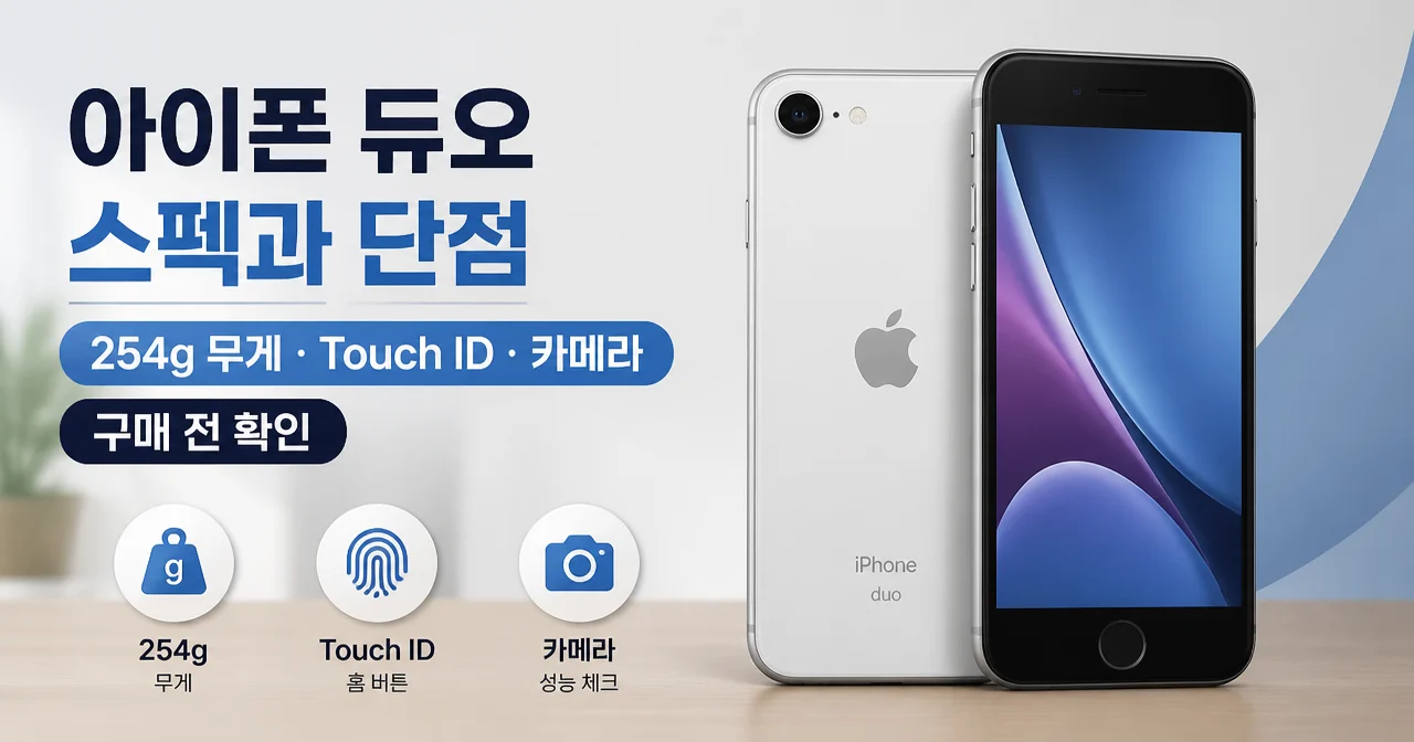 아이폰 듀오 스펙