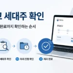 전입신고 세대주 확인: 신청 완료 뒤 처리 완료까지 확인하는 순서